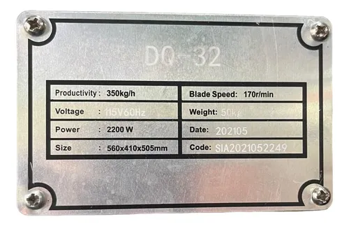 Molino Picadora De Carne En Acero Inoxidable Dq-32 - Image 3